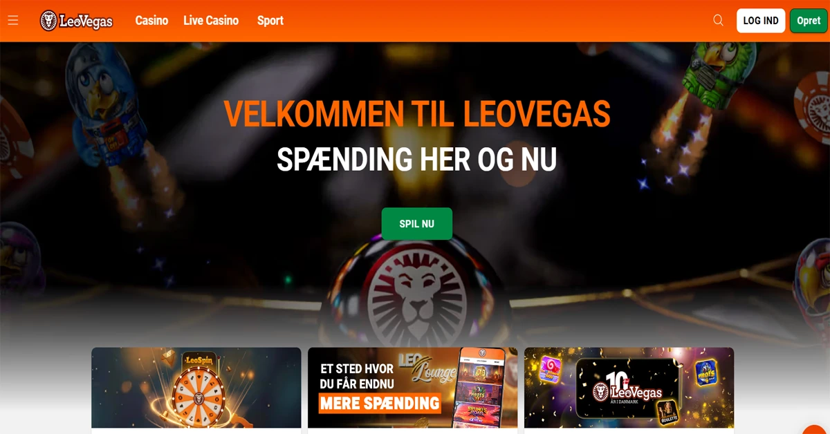 LeoVegas lav indbetaling