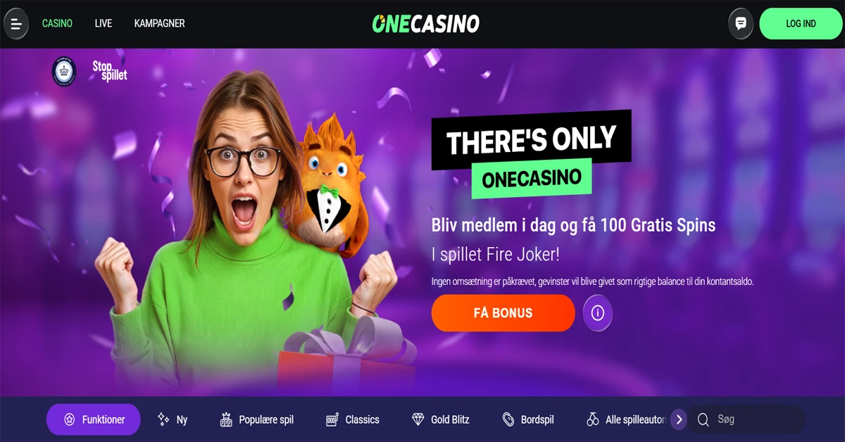 One Casino IndbetalingsbonusserBonus