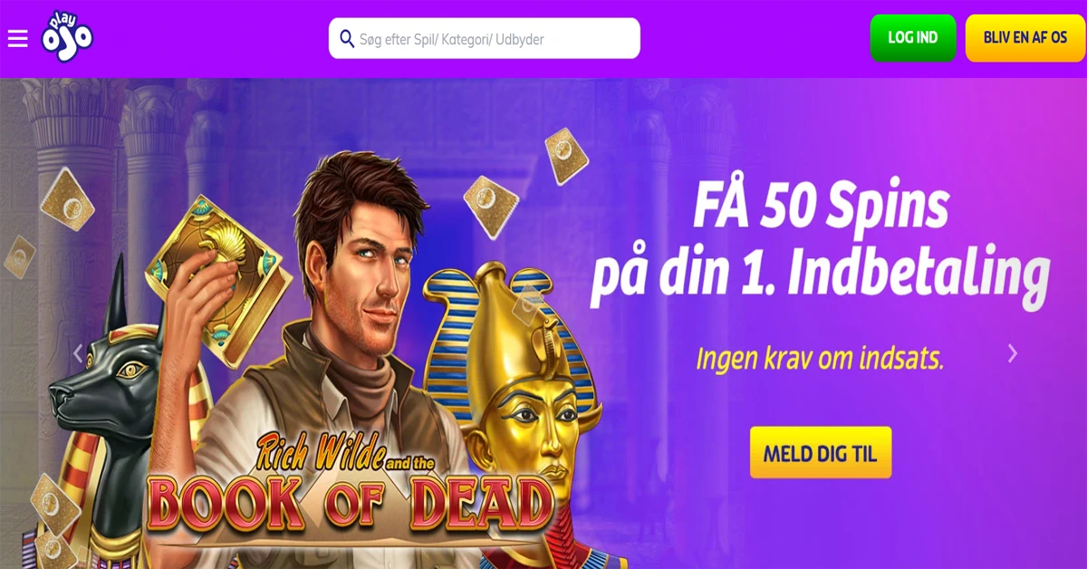 PlayOJO Free Spins I Dag