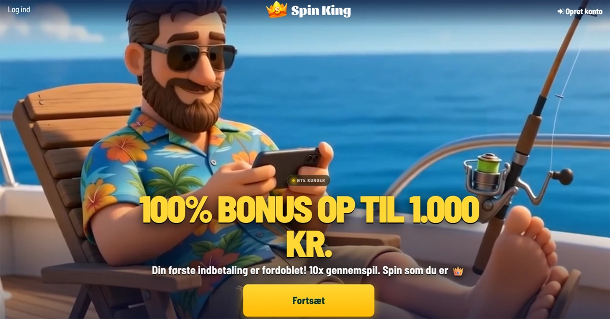SpinKing Free Spins Søndag